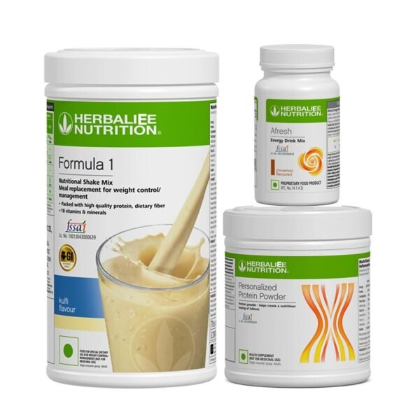 Herbalife Kulfi Shake + Protein Powder 200 gms + Afresh Cinnamon - Herbalife Products
